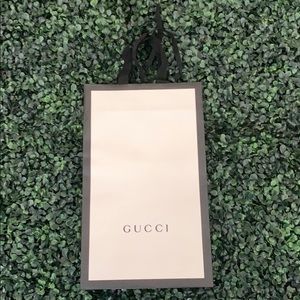 Authentic Skinny Gucci shopping bag